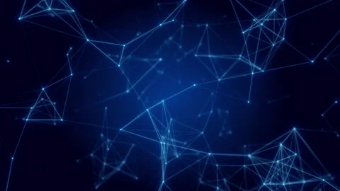 Blue digital space future virtual reality backgrounds Stock Footage 233487179