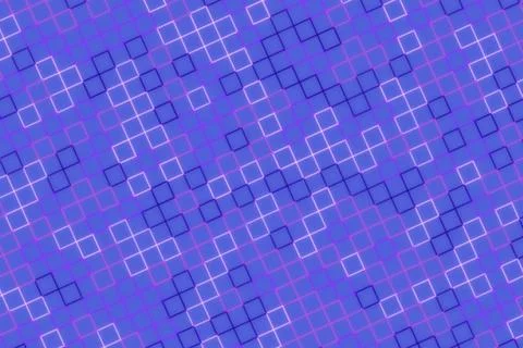 Blue digital squares pattern with glowing effects Stock Photos