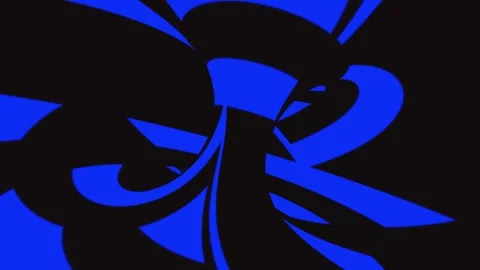 Blue disco background. Seamless loop Stock Footage 166271936