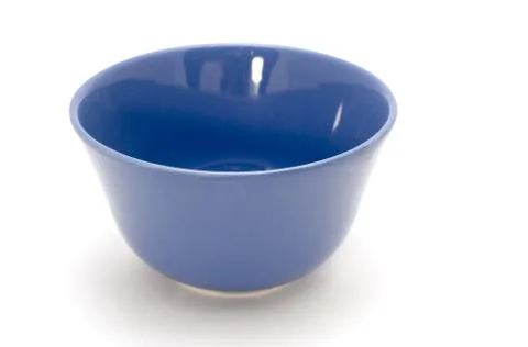 Blue dish Foto stock