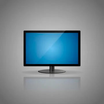 Blue Display Stock Illustration