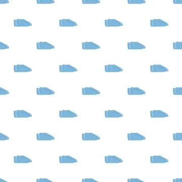 Blue disposable shoe covers protective medical pattern Stock Illustration