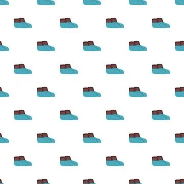 Blue disposable shoe covers protective medical pattern Stock Illustration