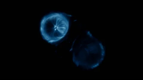 Blue distorted abstract Video stock 65828446