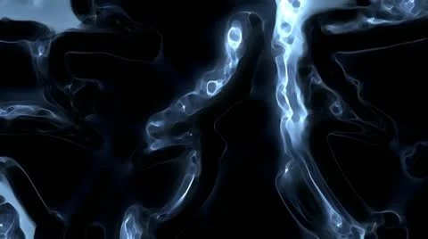 Blue distorted objects motions 動画素材 8985167