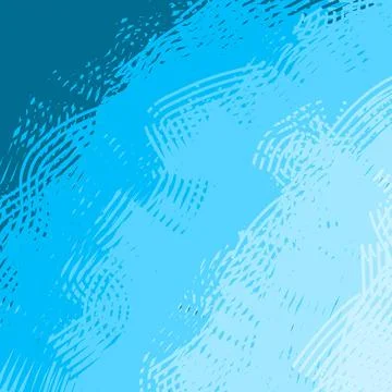 Blue Distressed Brush Texture Abstract Background Stock Illustration