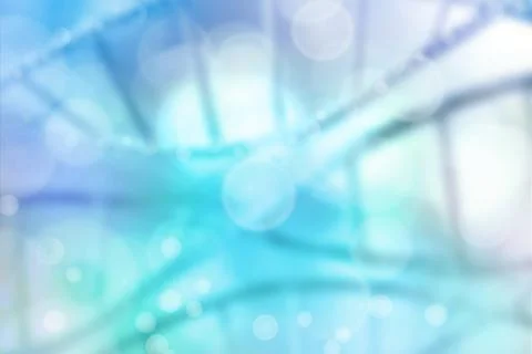Blue DNA abstract blurred background Stock Illustration