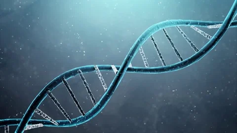 Blue DNA background Stock Footage 72356796