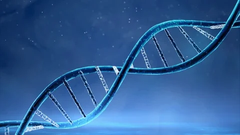 Blue DNA background Stock Footage 72356797