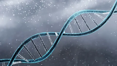 Blue DNA background Stock Footage 72356802