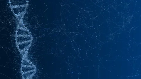 Blue DNA Background Stock Footage 172114463