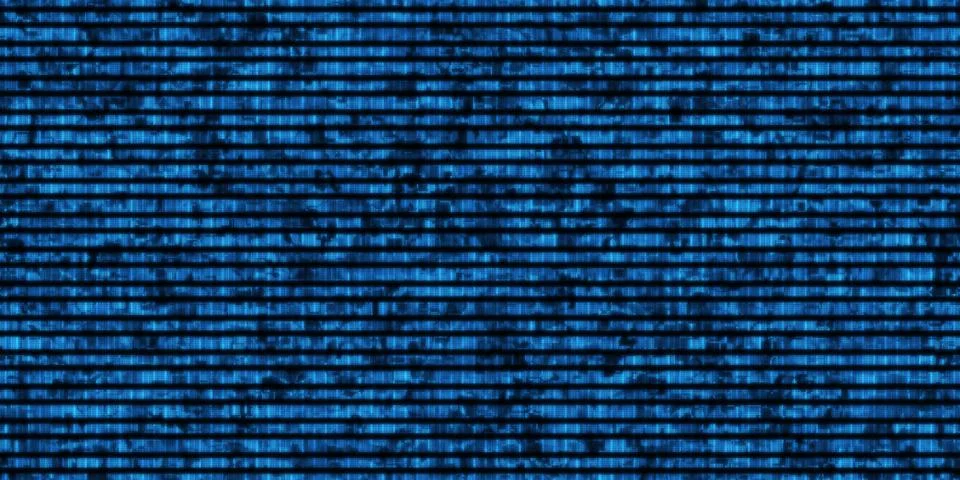 Blue Dna Data Code Background. Seamless Science Dna Data Code Output Sequence Stock Illustration