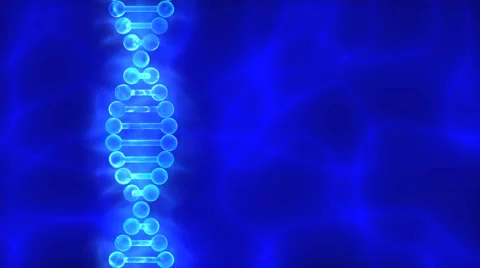 Blue dna (deoxyribonucleic acid) background Stock Footage 41304455
