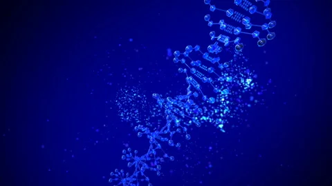 Blue DNA Stock Footage 90053102