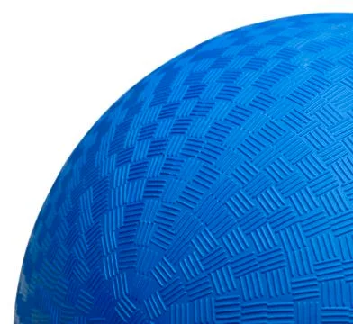 Blue Dodge Ball Close Up Stock Photos