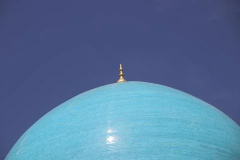 Blue dome close up Stock Photos
