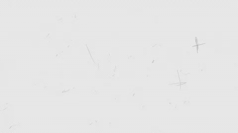 Blue doodle lines and dots on a black screen. The effect of a worn old surface. Stock Footage 292762207