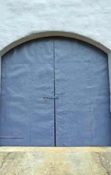Blue Door Background 写真素材