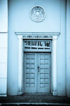 Blue door Stock Photos