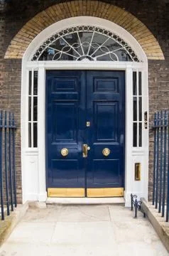 Blue door Foto stock