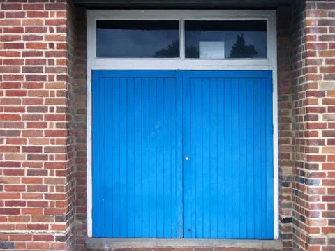 Blue door Stock Photos