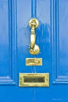 Blue door Stock Photos