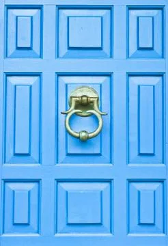 Blue door Stock Photos