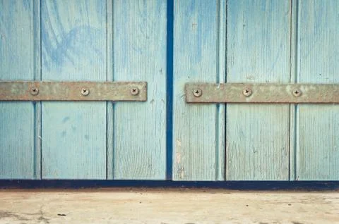 Blue door Stock Photos
