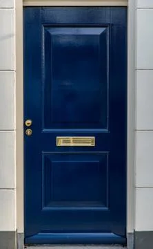 Blue door Stock Photos