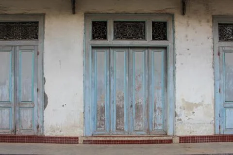 Blue door Stock Photos