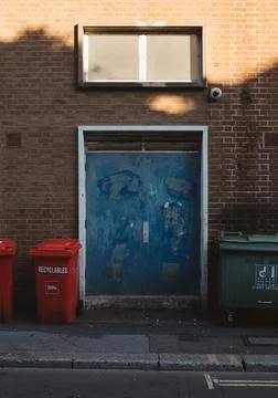 The blue door Foto stock