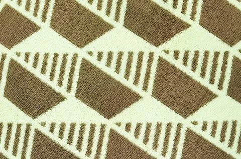 Blue doormat texture with various patterns. Abstract background and texture.. Foto stock