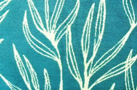 Blue doormat texture with various patterns. Abstract background and texture.. Stock Photos