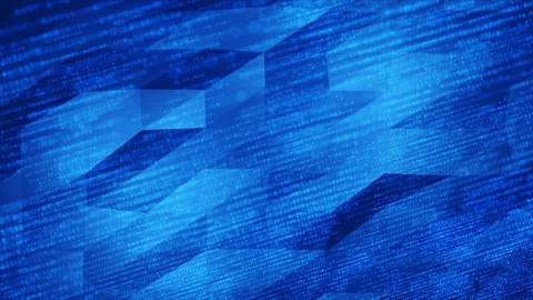 Blue Dot and Polygon Motion Graphic Background Stock Footage 244832602