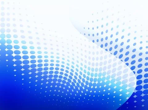 Blue dot background Stock Illustration