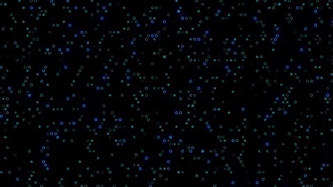 Blue dot binary code on black background unveiling the digital architecture Stock Footage 282364888