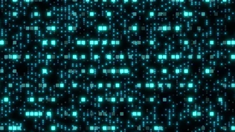 Blue dot grid pattern perfect for website backgrounds and graphic design Stock Footage 270408667