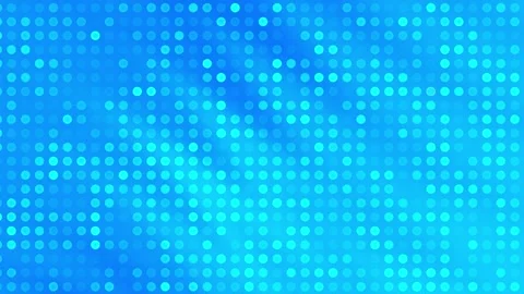 Blue Dot Matrix Pattern Background Loop. Stock Footage 286426329