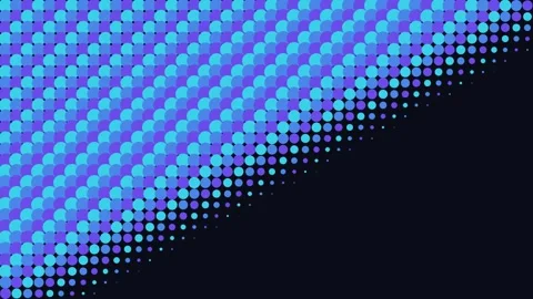 Blue dot matrix wave transition for modern tech video editing Stock Footage 342629993