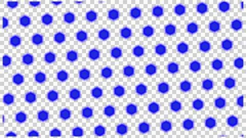Blue Dot Pattern on White Minimal Background イラスト素材