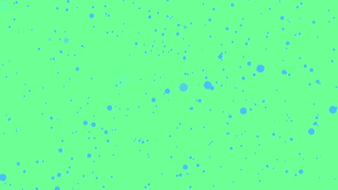 Blue dot scatter on Green background Stock Footage 151099080