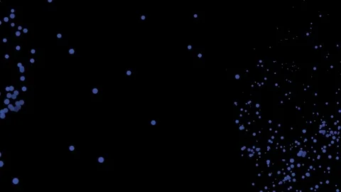 Blue dots abstract background video Stock Footage 71164214