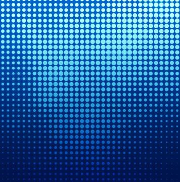 Blue dots background Stock Illustration