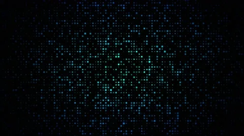 Blue Dots On Black Background Stock Footage 62907579