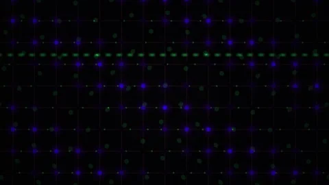 Blue Dots on Black Background Pattern. Stock Footage 339994493