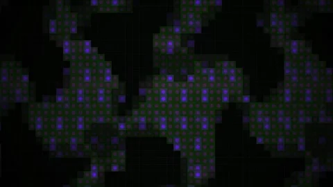 Blue Dots on Black Background Pattern. Stock Footage 339994566