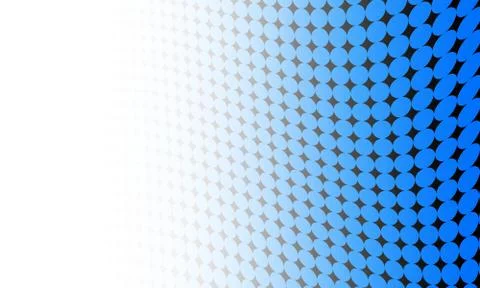 Blue dots on black background,Illustration Design Stock Illustration