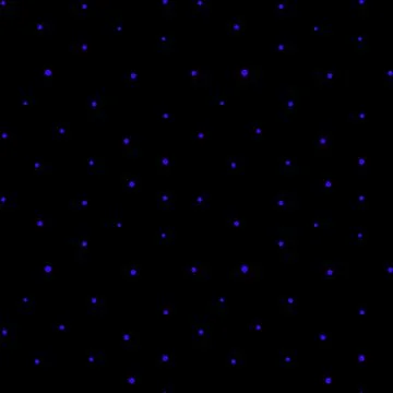 Blue dots on black background.Vector illustration Stock Illustration