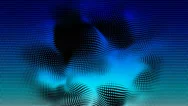 Blue Dots Distorted Field 4K Background Stock Footage