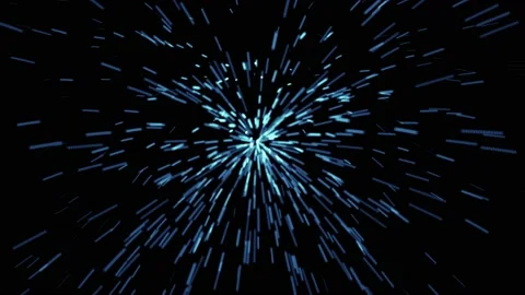 Blue dots lines animation backround Stock Footage 236568395